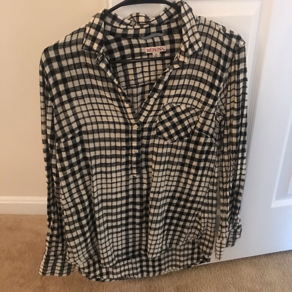Plaid top
